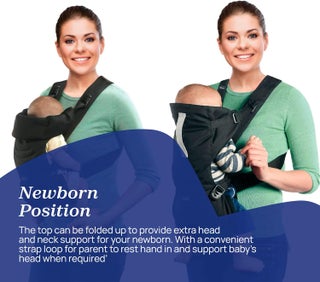 Chicco Easy Fit Baby Carrier 0-9kg, Black Night - view 3